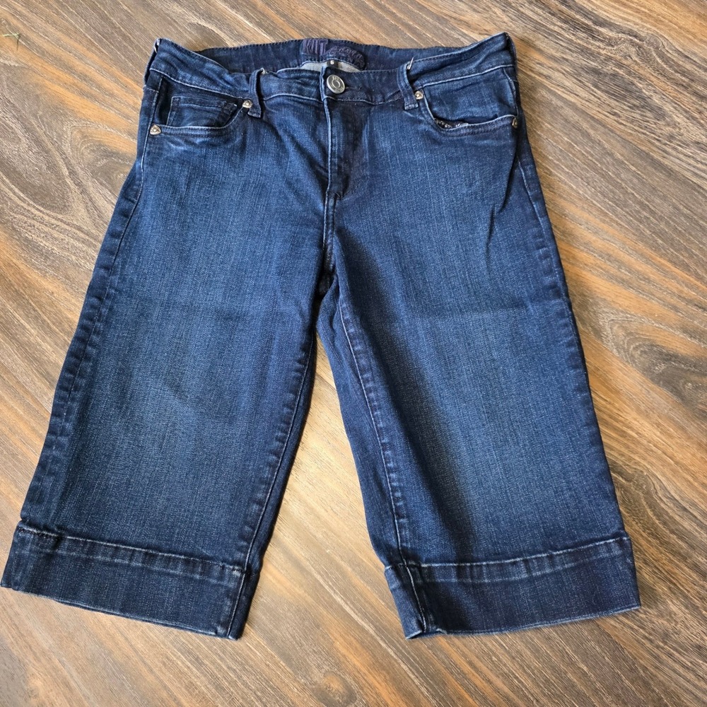 KUT from the Kloth Womens Dark Wash Bermuda Denim Shorts Size 6 KB645MA1N